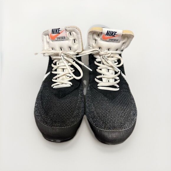 Off White x Nike Air VaporMax "The Ten" Black 2017 Virgil Abloh AA3831-001 SZ 10 - Picture 7 of 16